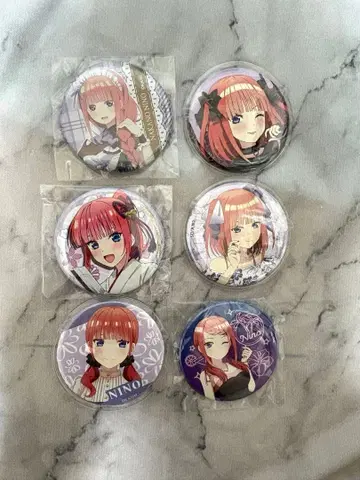 5등분의 신부 나카노 니노 캔뱃지 세트