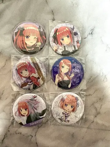 5등분의 신부 나카노 니노 캔뱃지 세트