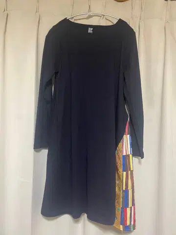 graniph 네이비 롱 슬리브 원피스