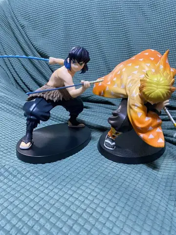 귀멸의 칼날 이노스케 젠이츠 피규어 세트 박스 포함