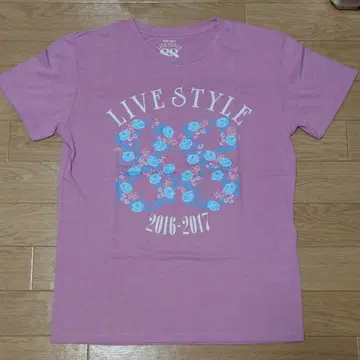 아무로 나미에 LIVE STYLE 2016-2017 티셔츠 플라워 핑크