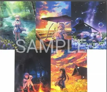 anemo 클리어 포스터, key 세트 2025 달력, 씰, 클리어 카드