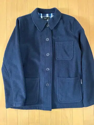 새상품 정가 59400 agnes b. 울 커버올 밀라노 자켓