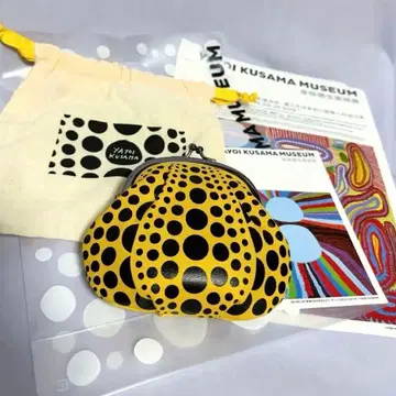 [ 미사용 ] 쿠사마 야요이 호박 가마구치 쿠사마 야요이 미술관 굿즈