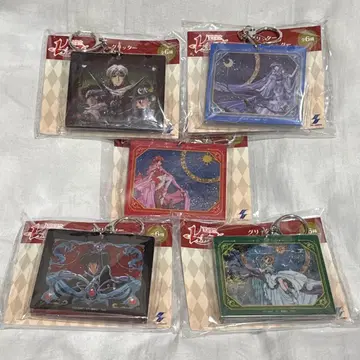 1 마법기사 레이어스 글리터 아크릴 키링 5개