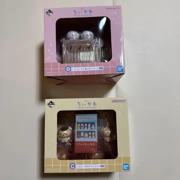 [ 미개봉 새상품 ] 치이카와 (먼작귀) 피규어 세트 제일복권 온천