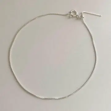 새상품 실버 925 베네치안 팔찌 20cm 남성용 여성용