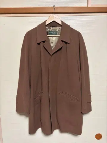 THE PERLSTEIN 캐시미어 체스터 코트 브라운