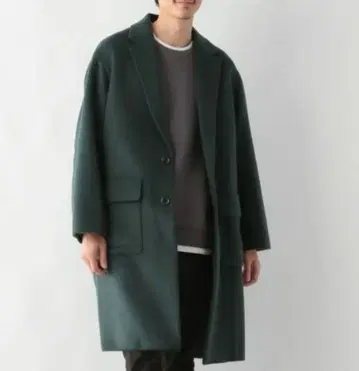 다크 그린 체스터 코트