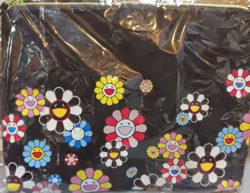 shu & murakami 꽃무늬 파우치 카이카이키키