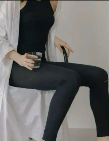 울 이너 리브 레깅스 10분 길이 미사용 새상품