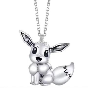 포켓몬 이브이 목걸이 실버 액세서리 굿즈