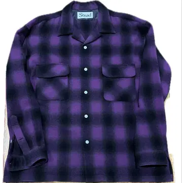 [새상품급] 홈스테드 울 옴브레 체크 펜들턴 보드 셔츠