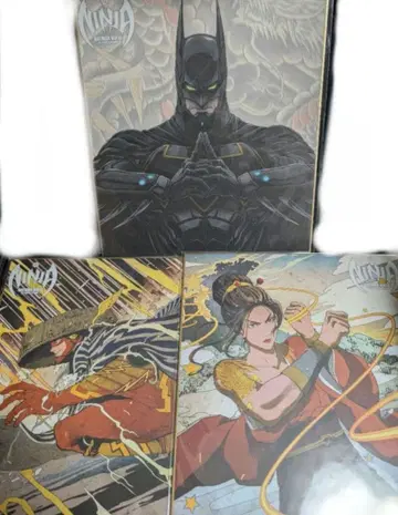 닌자 배트맨 아트 색지