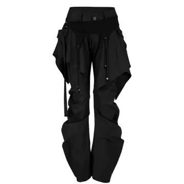 パンツ Kashiko Layered Strap Pants Black Kashiko Layered Strap Pants Black | 면바지 | 번개장터 중고거래