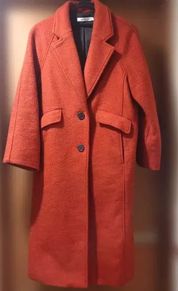 [ MOUSSY ] 체스터 코트 오렌지