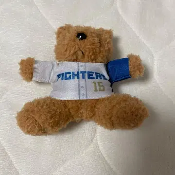 타츠 코타 16 유니폼 베어 키체인 일본 니혼햄 파이터즈 스트랩