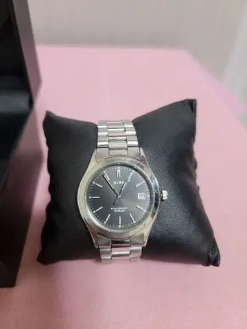 ALBA 자동 와인딩 시계 그레이