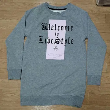 아무로 나미에 LIVE STYLE 2014 원피스 맨투맨 그레이