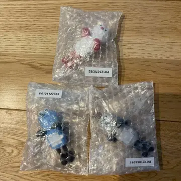 퍼펫 스스슥 제일복권 E상 챠라링 프렌즈 3종 세트