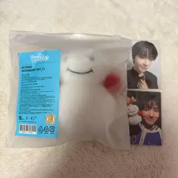 BOYNEXTDOOR 푸쉬넥도 봉제 인형 키링 트레이딩 카드 포함 운학