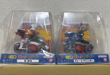 EX 삼륜 그레이트 마징가 켄 테츠야 2종 세트 소프트 비닐 태엽 렉스