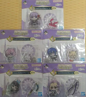 제일복권 Fate Grand Order 트윈 아크릴 참 5종 세트