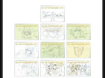 30주년 금박 아크릴 블록 ALL OF EVANGELION
