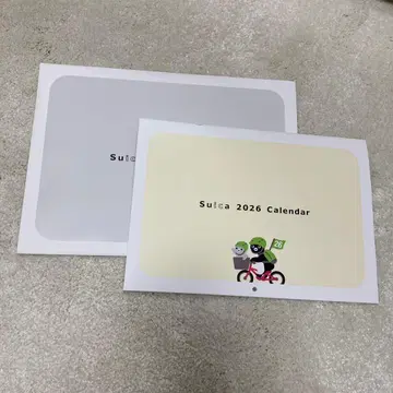 Suica 펭귄 벽걸이 달력 2026 수박펭귄