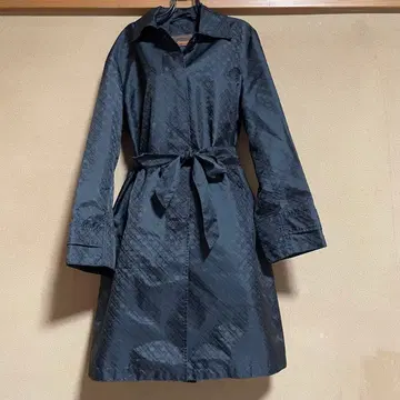 게라르디니 GIERARDINI 올 패턴 코트 블랙