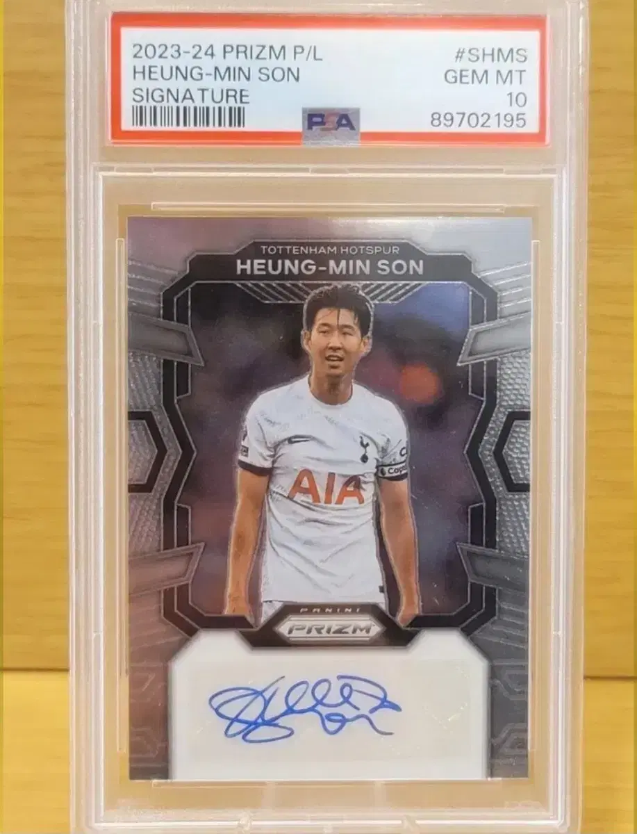 손흥민 오토 파니니 프리즘 PSA10 GEM MINT카드