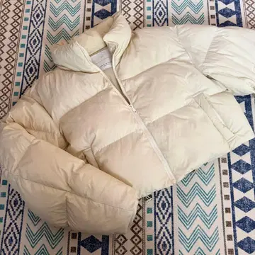 SLY 숏 기장 다운 자켓 화이트 프리 사이즈