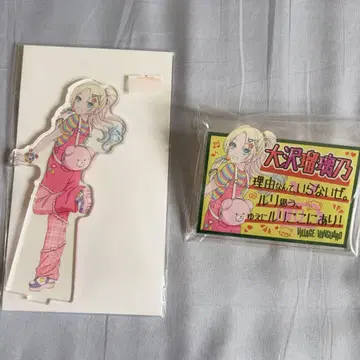 러브 라이브 오사와 루리노 아크릴 스탠드 아크릴 배지 빌레반