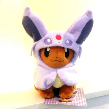 포켓몬 에브이 판초를 입은 이브이 봉제 인형 에브이 이브이