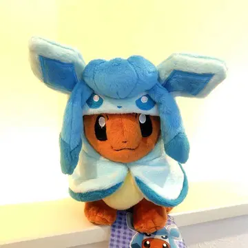 포켓몬 그레이시아의 판초를 입은 이브이 봉제 인형 그레이시아 이브이