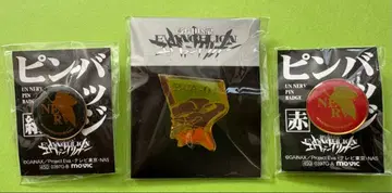 에반게리온 EVA-01 핀 배지 3개 세트 미사용품