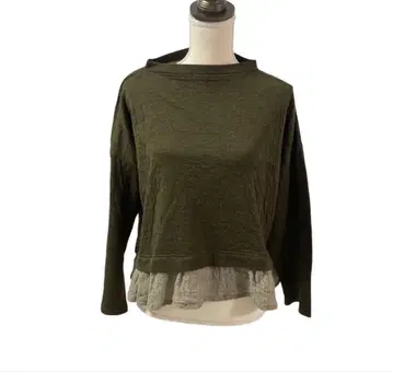 이치 면 긴팔 티셔츠