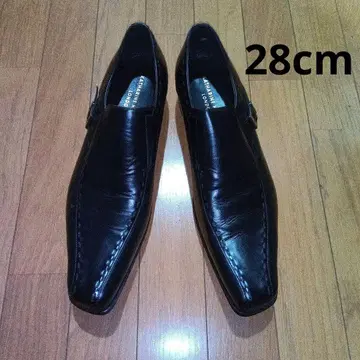 캐서린 햄넷 천연 가죽 가죽 비즈니스 슈즈 28cm 블랙