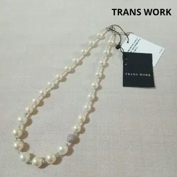 TRANS WORK 인조 진주 목걸이 결혼식 세레모니 졸업 입학
