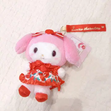 산리오 딸기신문 50주년 시리즈 마스코트 봉제 인형 마이멜로디