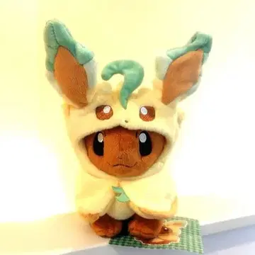 포켓몬 리피아의 판초를 입은 이브이 봉제 인형 리피아 이브이