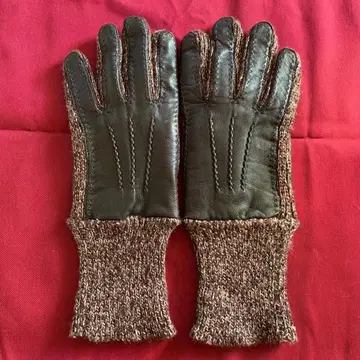 가죽 니트 장갑 23구 남성용