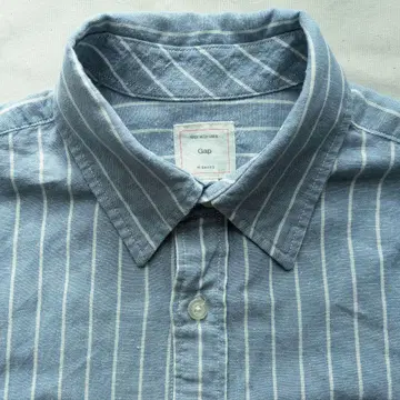 GAP*스트라이프 린넨 긴팔 셔츠*새상품급