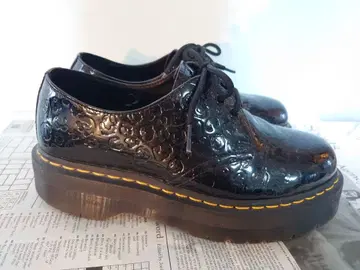 [ 닥터마틴 ] 27.5cm / 레오파드 무늬 3홀 통굽 신발