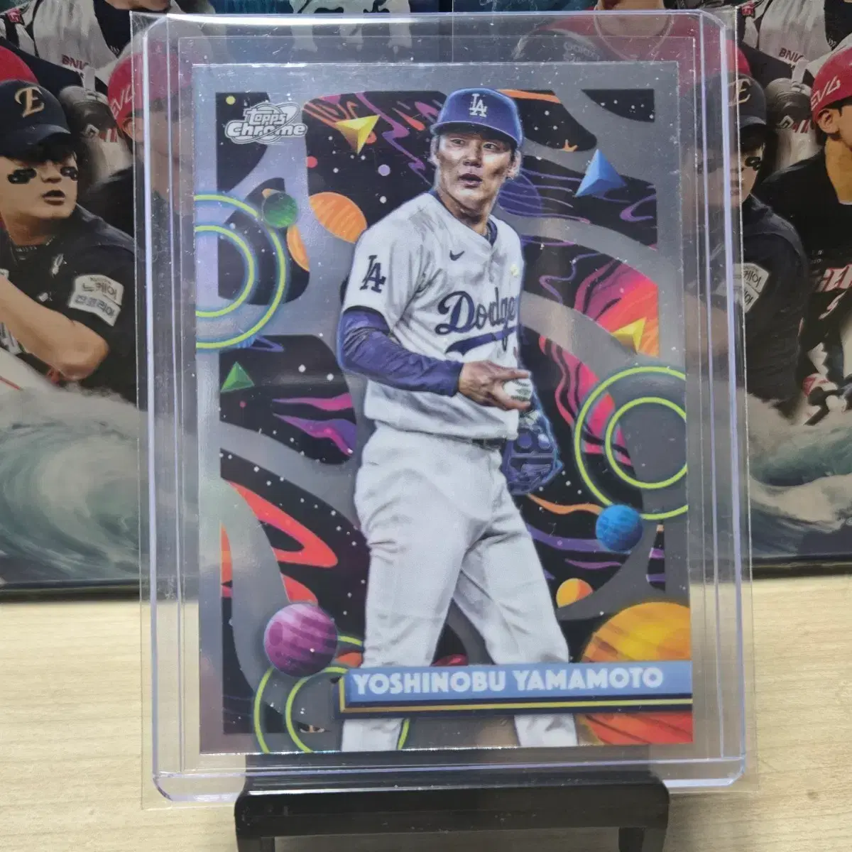 2025 Topps 야마모토 요시노부 크롬 카드 판매합니다.