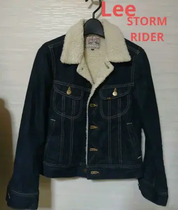 Lee Storm Rider 보아 옷깃 데님 자켓 S