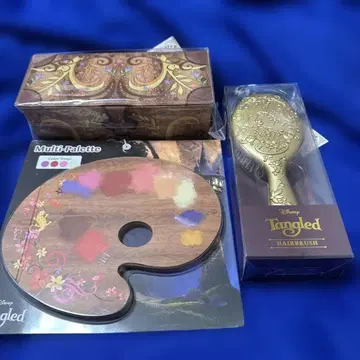 시마무라 치하루 라푼젤 헤어 브러쉬 멀티 팔레트 메이크업 브러쉬 세트