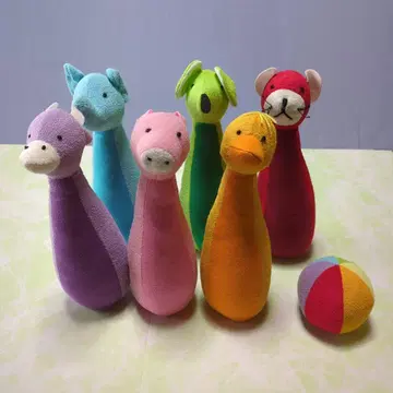 동물형 볼링 핀셋 ( 공 포함 )