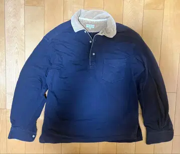 가이 로버 GUYROVER 긴팔 셔츠 면 100% 이탈리아제 네이비 M