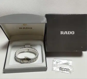 [ 작동품+부속품 ] RADO DIASTAR 여성용 손목시계 쿼츠 콤비